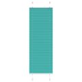 vidaXL Plisovaná roleta petrolejovo zelená 45x100 cm šírka látky 44,4 cm polyester