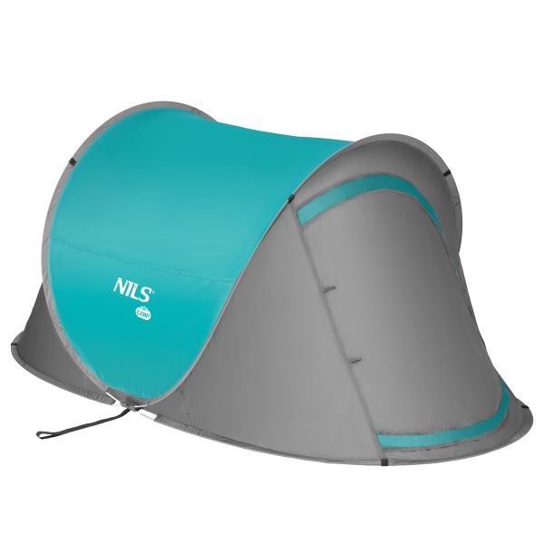 Samorozkladací plážový stan NILS Camp NC3743 tyrkysový