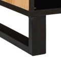 vidaXL TV skrinka Hnedá 80 x 33 x 46 cm Masívne mango drevo