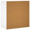 vidaXL Komody 2 ks biele 79x38x80 cm kompozitné drevo