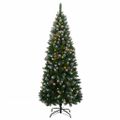 vidaXL Umelý vianočný stromček s 300 LED 240 cm