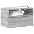 vidaXL Nástenné nočné stolíky 2 ks sivá sonoma 45x26x28,5 cm