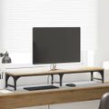 vidaXL Stojan na monitor Dub artisan 105 x 23 x 15,5 cm