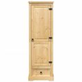 vidaXL Šatník Corona 55x38x170 cm borovicový masív