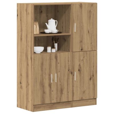 VidaXL 2-dielna súprava kuchynských skriniek Artisan Oak