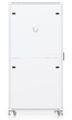 Ubiquiti UniFi 42U Rack Cabinet 1000 Glass - Stojanový rozvaděč, výška 42U, ventilátory, prosklené dveře Serverový rack, 42U, 4-post, sklenené dvere, 800 kg nosnost, ventilátory, uzamykatelný, bílý