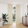 vidaXL Zatemňovacie závesy 2 ks s háčikmi, zamat, krémové 140x245 cm