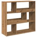 vidaXL Knižnica/deliaca stena dub artisan 100x33x94,5 cm