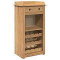 vidaXL Skrinka na víno PANAMA 57x40x111,5 cm borovicový masív