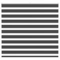 vidaXL Zebra roleta čierna 165x100 cm šírka látky 160,9cm polyester