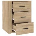 vidaXL Nočný stolík dub sonoma 50x36x60 cm spracované drevo