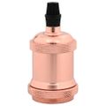vidaXL držiaky lámp 2 ks Rose Gold E27
