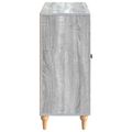 vidaXL Servírovacia skriňa Sivá sonoma 89 x 34,5 x 80 cm