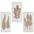 vidaXL Umenie dekorácia 3 ks 40 x 40 x 1,5 cm Konštruované drevo