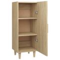 vidaXL Komoda dub sonoma 34,5x34x90 cm spracované drevo
