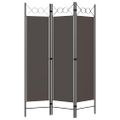 vidaXL Paraván s 3 panelmi, antracitový 120x180 cm