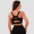Športová podprsenka Cut-Out black - GymBeam, veľkosť XXL, veľkosť oblečenia XXL