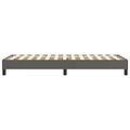 vidaXL Posteľný rám s boxspringom sivý 90x190 cm umelá koža