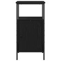 vidaXL Nočný stolík Čierny dub 41 x 31 x 80 cm Kompozitné drevo