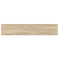 vidaXL Plávajúce nástenné police 2 ks dub a biele 120x23,5x3,8 cm MDF