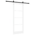 vidaXL Posuvné dvere ORKDAL Biela a čierna 83 x 211 cm