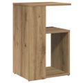 VidaXL Príručný stolík Dub Artisan 36x30x56 cm Upravené drevo
