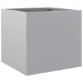 vidaXL Kvetináče 2 ks strieborné 32x30x29 cm pozinkovaná oceľ