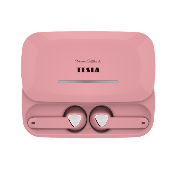 TESLA Sound EB20 - bezdrátová Bluetooth sluchátka (Pearl Pink)