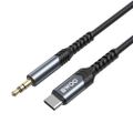 BWOO AUX kábel 3.5mm - USB-C BO-AUX066 čierny