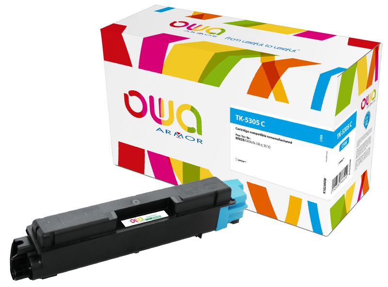 OWA Armor toner kompatibilný s Kyocera TK-5305C, 6000st, modrá/cyan