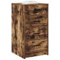 vidaXL Servírovacia skriňa Tmavý dub 40 x 41 x 75 cm Kompozitné drevo