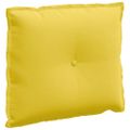 vidaXL Poduška na chrbát Svetložltá 60 x 19 x 50 cm látka