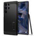 Puzdro Spigen Tough Armor pre Samsung Galaxy S23 Ultra čierna