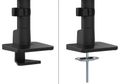 Neomounts DS65S-950BL2 Neomounts NEXT One SL Desk Mount, double display, sliding VESA (topfix clamp/grommet), black Držák, VESA, stolní, pro 2 ploché/zakrivené monitory, úhloprícka 24–34", náklon 140°, otácení 180°, rotace 180°, nosnost 22kg, ce