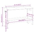 vidaXL Krmná žľab pre slede Olivová zelená 81 x 32 x 53,5 cm