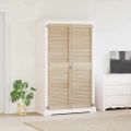 vidaXL Skříňové dvere s dverami 2 ks Prírodná 170 x 2,1 x 49,5 cm