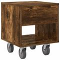 vidaXL Nočný stolík 2 ks Dymová dub 40,5 x 40 x 48 cm Kompozitné drevo