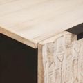 vidaXL Servírovacia skriňa 60 x 33 x 75 cm Masívne mango drevo