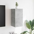 vidaXL Nástenné TV skrinky 2 ks betónové sivé 30,5x30x30 cm