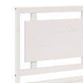 vidaXL Extra dlhá posteľ bez matraca biela 90x220 cm masívne drevo