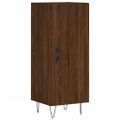 vidaXL Komoda hnedý dub 34,5x34x90 cm spracované drevo