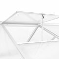 vidaXL Skleník, hliník 421x190x195 cm 15,6 m³