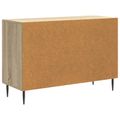 vidaXL Servírovacia skriňa so zásuvkou Dub sonoma 89 x 34,5 x 60 cm