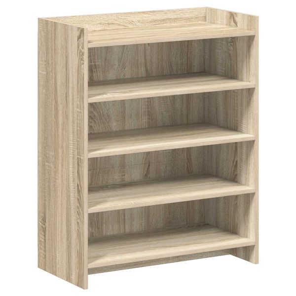vidaXL Skriňa na topánky Dub sonoma 73,5 x 36 x 92 cm Kompozitné drevo