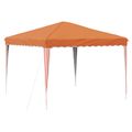 vidaXL Prístrešok na párty 288 x 288 x 245 cm Oranžová Oxfordská látka