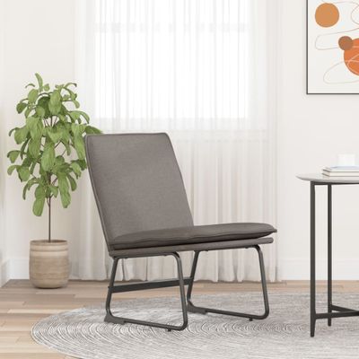 vidaXL Kreslo sivohnedé 52x75x76 cm látka