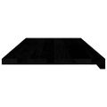 vidaXL Okenný parapet 2 ks hnedočierná 90x40x2 cm dubový masív