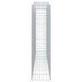 vidaXL Oblúkový gabionový kôš 3 ks 400x50x200/220cm pozinkované železo