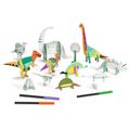 Kartónová 3D kreatívna sada Dinosaury