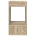 vidaXL Koncový stôl 2 ks Sonoma dub 30 x 30 x 56 cm Kompozitné drevo